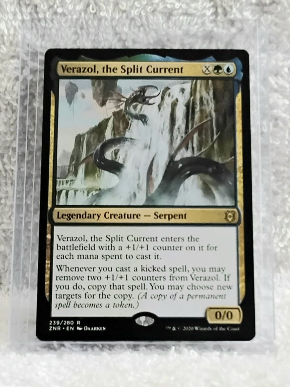 5/$20 Mint 2020 MTG Verazol, the Split Current Rare Card 239/280 Deckmaster!!